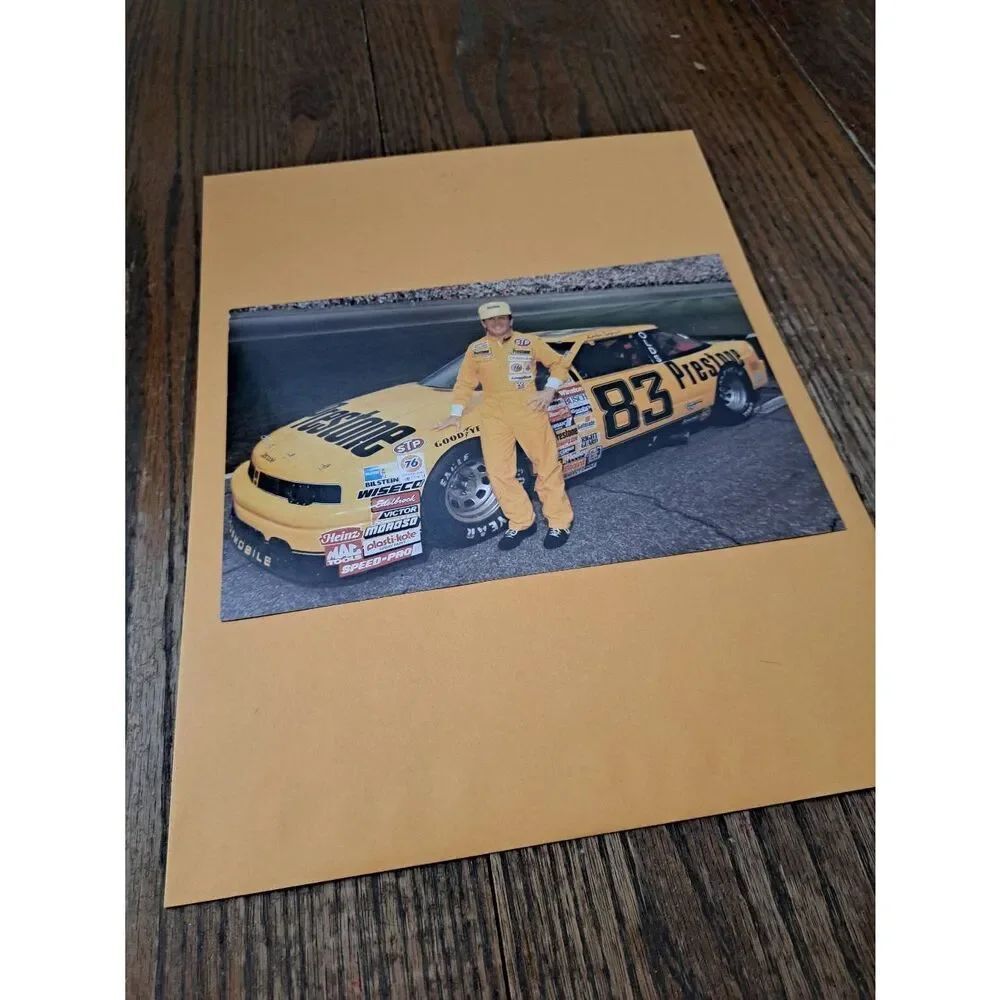 Vintage Lake Speed Driver Card #83 Oldsmobile Prestone STP 6x9 NASCAR Promo